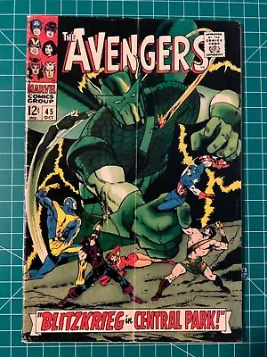 Buy Avengers 45 Hercules Joins The Avengers 1967 Silver Age Vintage Key • 14.25£