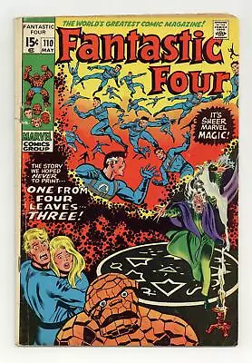 Buy Fantastic Four #110 GD- 1.8 1971 • 12.25£