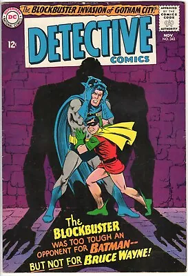 Buy Detective Comics #345 - Dc 1965 - Fn (6.0) - Bagged Boarded • 30.82£