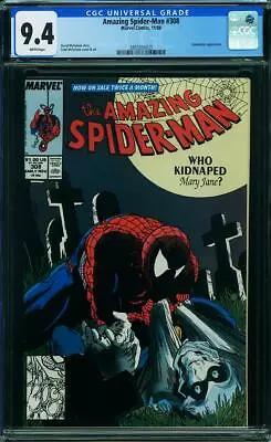 Buy AMAZING SPIDER-MAN  #308  CGC  NM9.4  High Grade!  White Pages   3802836025 • 60.87£