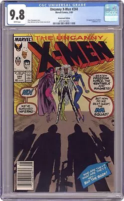 Buy Uncanny X-Men #244N CGC 9.8 Newsstand 1989 4351541005 • 807.52£