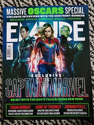 Buy Empire Magazine #359 March 2019 - Captain Marvel Avengers Game Of Thrones Oscars • 1£