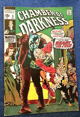 Buy Free P & P ; Chamber Of Darkness #8, Dec 1970: Final Issue Of Series! (KG) • 9.99£