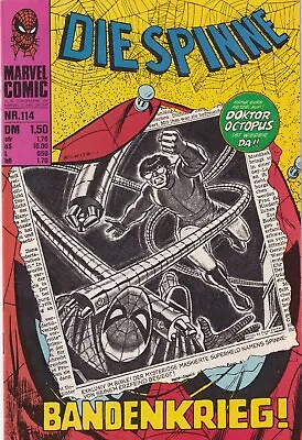 Buy The Spider 114 - Marvel Williams 1978 - German Amazing Spider-man 113 • 10.45£