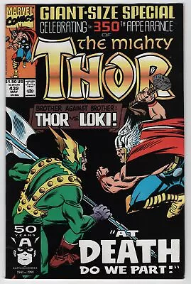 Buy The Mighty Thor Comic Book #432 Marvel Comics 1991 VERY FINE- • 1.59£