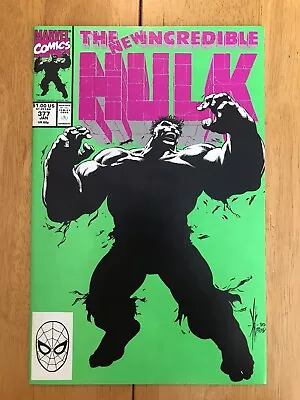 Buy The Incredible Hulk 377 Marvel 1991 7.0-7.5 Grade • 15.99£
