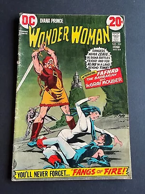 Buy Wonder Woman #202 - 1st Full Fafhrd And Grey Mouser (DC, 1972) Good • 7.16£