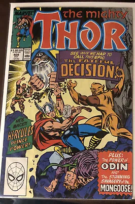 Buy The Mighty Thor #408 - The Fateful Decision! - (Marvel Oct. 89) • 6.43£