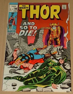 Buy THE MIGHTY THOR # 190 191 192 194 (1971) -  Loki! Hela! Durok The Demolisher! • 38£