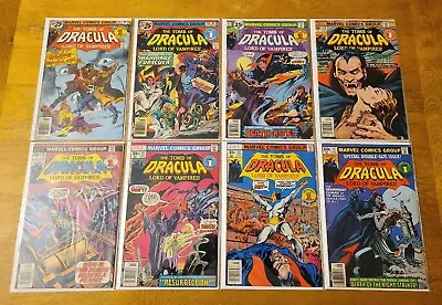 Buy The Tomb Of Dracula #45-48, 52, 61, 63, 70 - Marvel Bronze Age Comic Book Lot • 110.42£