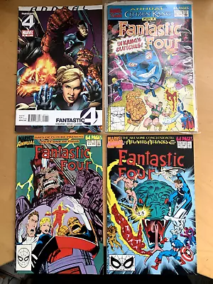 Buy FANTASTIC FOUR :  4 Marvel Annuals : 22 (1989), 23 (1990), 25 (1992) & 32 (2010) • 13.99£