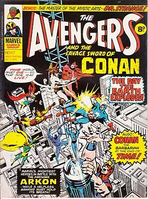 Buy Marvel UK, Avengers, Savage Sword Of Conan, #117, 1975, Dr Strange • 2.30£