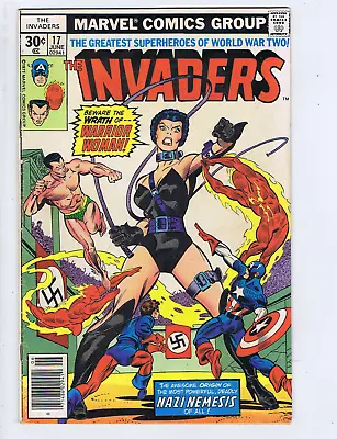 Buy Invaders #17 Marvel 1977  The Making Of Warrior Woman , 1942 ! • 12.61£