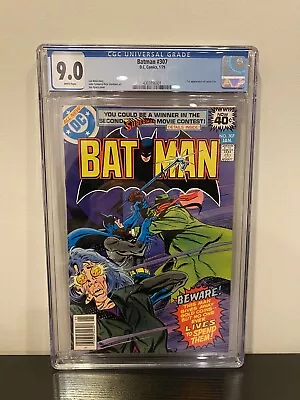 Buy Batman #307 DC Comics 1st Appearance Lucius Fox, 1979 Len Wein Jim Aparo CGC 9.0 • 79.94£