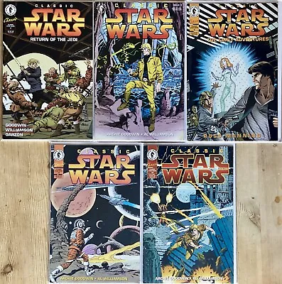 Buy Classic Star Wars, Dark Horse 5 Comic Bundle 1992-5, V. Rare, Vgc Bagged/boarded • 26.90£