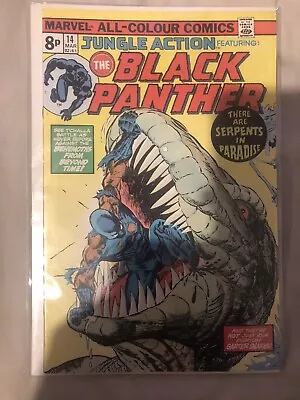 Buy Jungle Action Featuring The Black Panther #14 1975 Marvel Comics Pence Variant • 10£