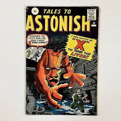 Buy Tales To Astonish #20 1961 GD/VG Pence Copy • 95£