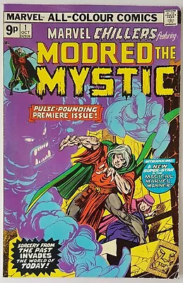 Buy Marvel Chillers #1, Marvel Comics 1975, 1st App Modred The Mystic, Bronze Age • 8.50£