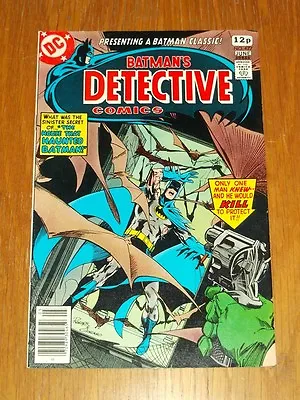 Buy Detective Comics #477 Fn (6.0) Dc Comics Neal Adams June 1978 • 12.99£