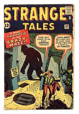Buy Strange Tales #100 GD+ 2.5 1962 • 48.98£