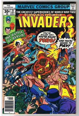 Buy INVADERS #21, VG+, Captain America, Human Torch, 1975, More In Store • 4.76£