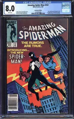 Buy Amazing Spider-man #252 Cgc 8.0 White Pages // 1st App Black Suit Marv Id: 54256 • 131.92£