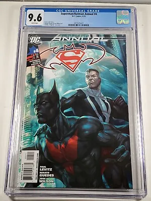 Buy SUPERMAN/BATMAN Annual #4 (Batman Beyond 1st DCU App) CGC 9.6 NM+ DC Comics 2010 • 116.69£