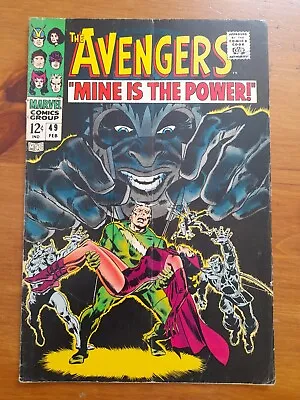 Buy Avengers #49 Feb 1968 VGC 4.0 1st Appearance Of Typhon, A Titan From Olympus • 19.99£