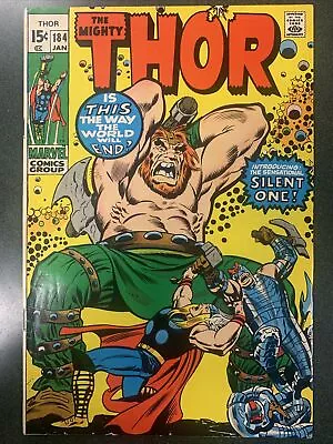 Buy Thor #184 (Marvel, 1971) 1st Silent One John Buscema VG/FN • 20.11£