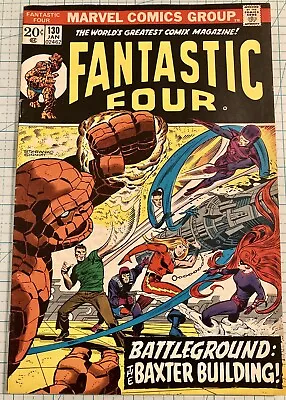 Buy Fantastic Four #130 NM 9.2 Higher Grade 1973 Thundra Marvel Bronze Age Medusa • 36.18£