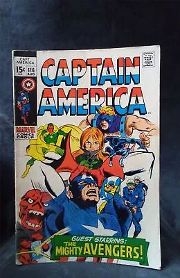 Buy Captain America #116 1969 Marvel Comics Comic Book  • 14.13£