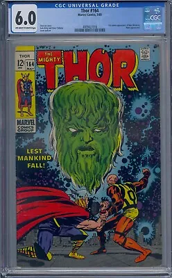 Buy Thor #164 Cgc 6.0 Him Warlock Pluto Jack Kirby 7016 • 59.96£