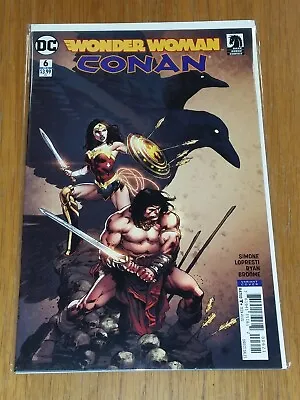 Buy Wonder Woman Conan #6 Variant Nm+ (9.6 Or Better) April 2018 Dc Dark Horse Comic • 4.99£