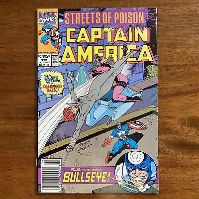 Buy CAPTAIN AMERICA #373 (Vol 1) 1990 Newsstand  Leon Hoskins/The Power Tools 🔑 • 2.36£