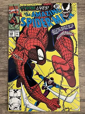 Buy AMAZING SPIDER-MAN 345 VF! 1991 Carnage Symbiote - 1st Cletus Kasady! • 11.48£