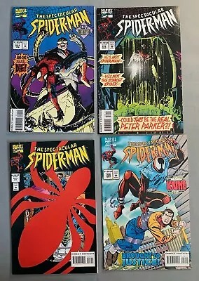 Buy The Spectacular Spider-man 221, 222, 223 & 224 Defalco/buscema/sienkiewicz • 11.59£