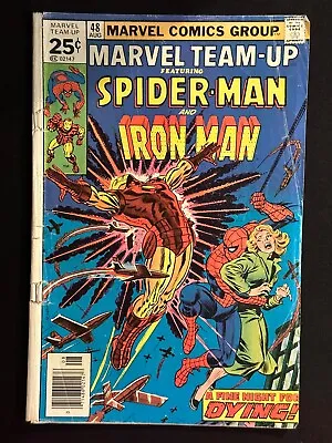 Buy Marvel Team-Up 48 Spider-Man Iron Man 1976 Marvel Comics Newsstand • 2.38£