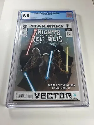 Buy Star Wars: Knights Of The Old Republic #25 CGC NM/MT 9.8 White Pages  • 69.38£