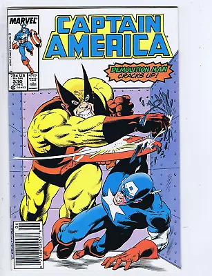 Buy Captain America #330 Marvel 1987  1st TEAM APPEARANCE OF NIGHT-SHIFT • 12.01£