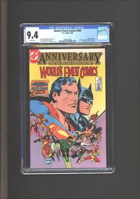 Buy World's Finest #300 CGC 9.4 Anniversary Issue JLA, New Teen Titans & Outsiders A • 31.77£