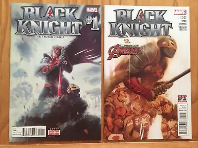 Buy Black Knight #1 & #2 2016 | Vs The Uncanny Avengers • 7.50£