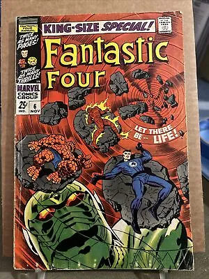 Buy FANTASTIC FOUR KING SIZE ANNUAL #6 1st App Annihilus Marvel 1968 Key! WP! • 71.48£