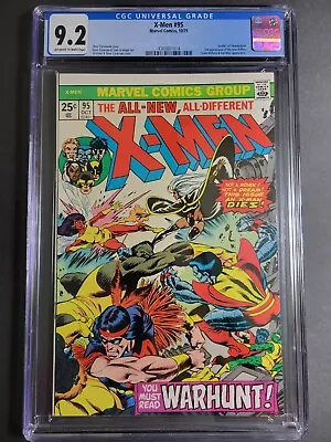 Buy Uncanny X-Men #95 CGC 9.2 OW/W Marvel 1975 3rd New X-men! Death Of Thunderbird! • 278.02£