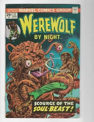 Buy Werewolf By Night #27 1st Appearance Of Dr. Glitternight 1972 Series Marvel • 6.30£