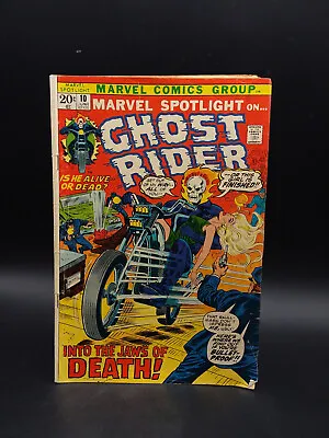 Buy Marvel Comics 1973, Marvel Spotlight #10, Ghost Rider, GD • 19.95£