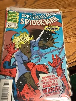 Buy The Spectacular Spider-man #13 1993. 64 Page Annual. Now Strikes Nocturne! • 19.73£