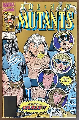Buy The New Mutants #87 - First Cable - Never Read - Always Been In Cover And Backer • 17.41£
