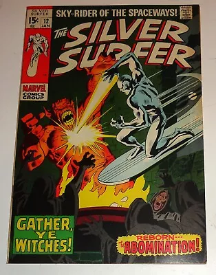 Buy Silver Surfer #12 Glossy 9.0 1970 Buscema • 83.95£