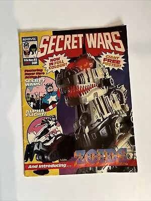 Buy Marvel Super Heroes Secret Wars #19 9th November 1985 British Weekly No Poster • 10£