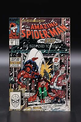 Buy Amazing Spider-Man (1963) #314 1st Print Todd McFarlane Christmas Cover & Art NM • 15.99£
